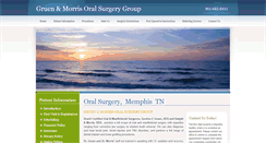 Desktop Screenshot of gruenmorrisoralsurgery.com